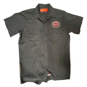 Dickies Fireball Cinnamon Whisky Men's Button-Up Shirt Medium Black Workwear